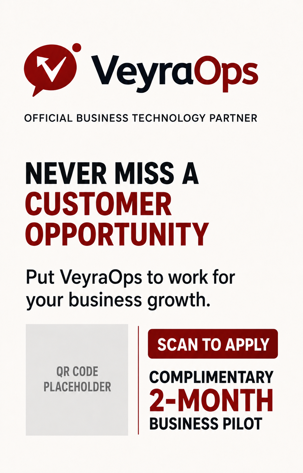 Logo VeyraOps, partenaire technologique officiel de la convention